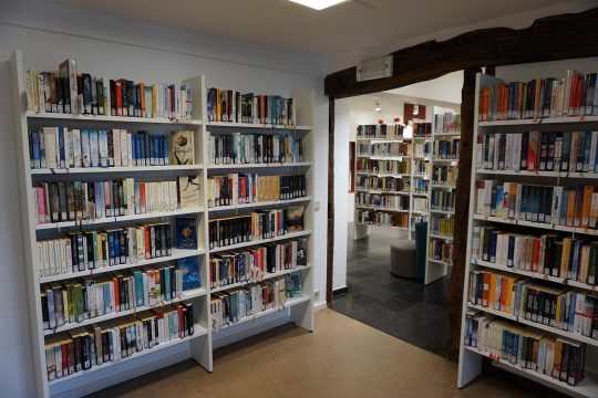 Im Medienzentrum in Eupen (Bild: Dogan Malicki/BRF)