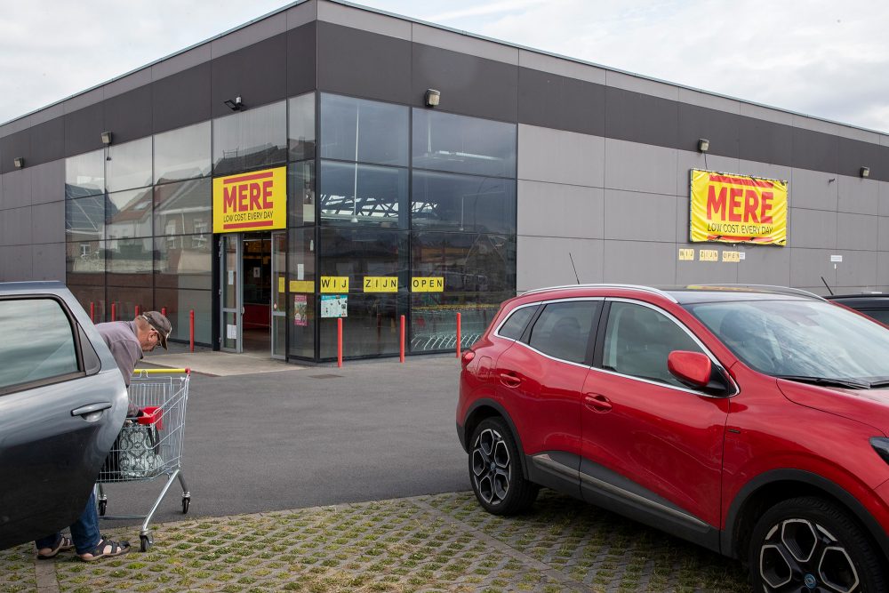 Mere-Supermarkt in Opwijk (Bild: Nicolas Maeterlinck/Belga)