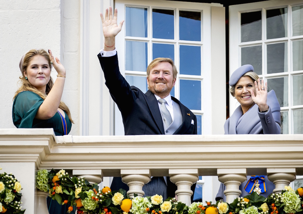 Kronprinzessin Amalia, König Willem-Alexander und Königin Maxima (Bild: Koen van Weel/ANP/AFP)