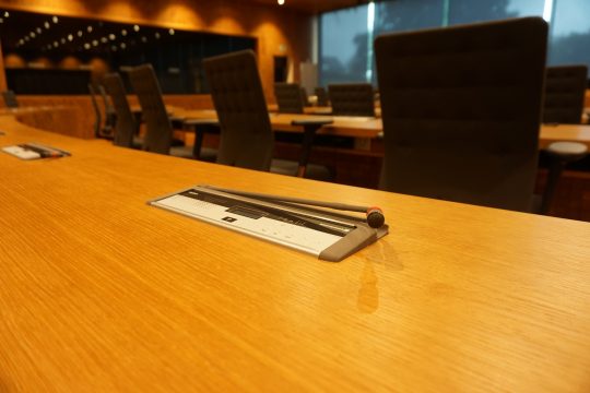 PK zum Auftakt der PDG-Sitzungsperiode 22/23 (Bild: Dogan Malicki/BRF)