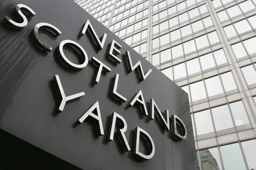 Hauptquartier von Scotland Yard in London (Illustrationsbild: John D. McHugh/AFP)
