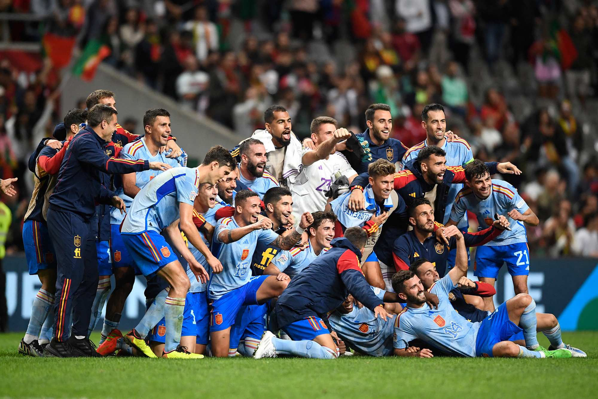 Spanien erreicht Finalturnier der Nations League (Bild: Miguel Riopa/AFP)