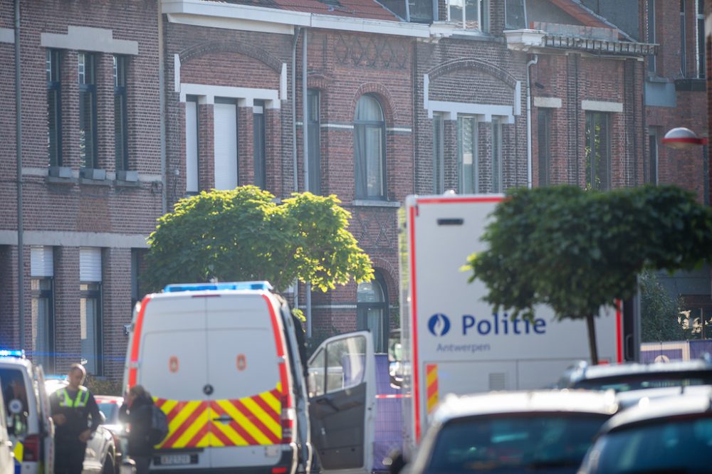 Hausdurchsuchung in Merksem mit tödlichem Ausgang (Bild: Jonas Roosens/Belga)