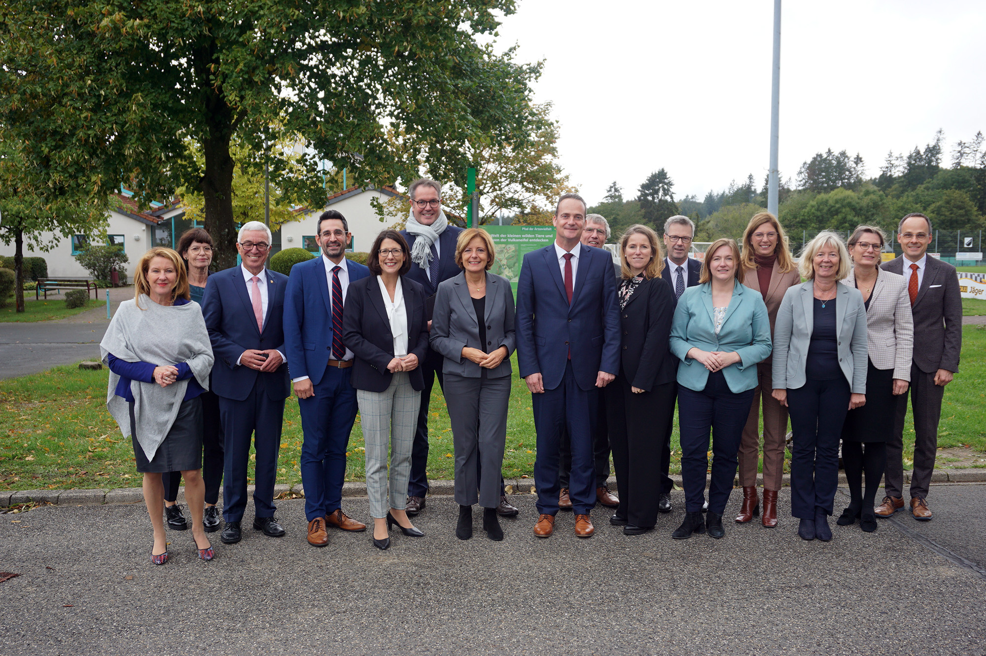 Teilnehmer am Treffen der Regierungen aus DG und Rheinland-Pfalz (Bild: Stephan Pesch/BRF)