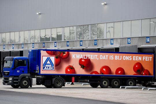 Aldi-LKW in Turnhout