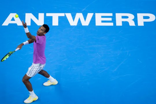 Felix Auger-Aliassime erreicht das Finale von Antwerpen (Bild: Kristof Van Accom/Belga)