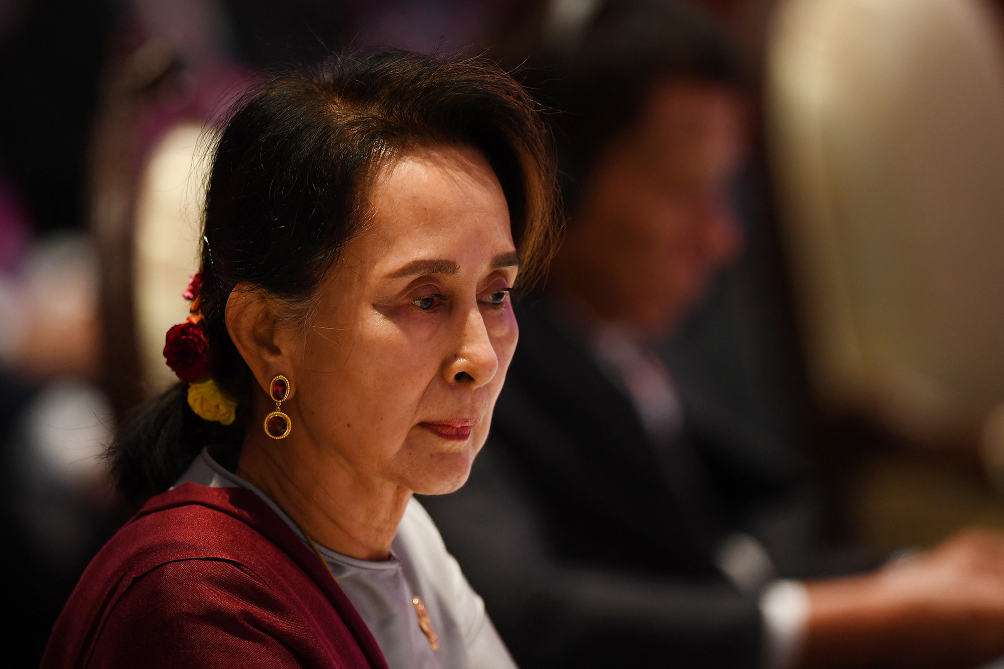 Aung San Suu Kyi (Archivbild: Manan Vatsyayana/AFP)