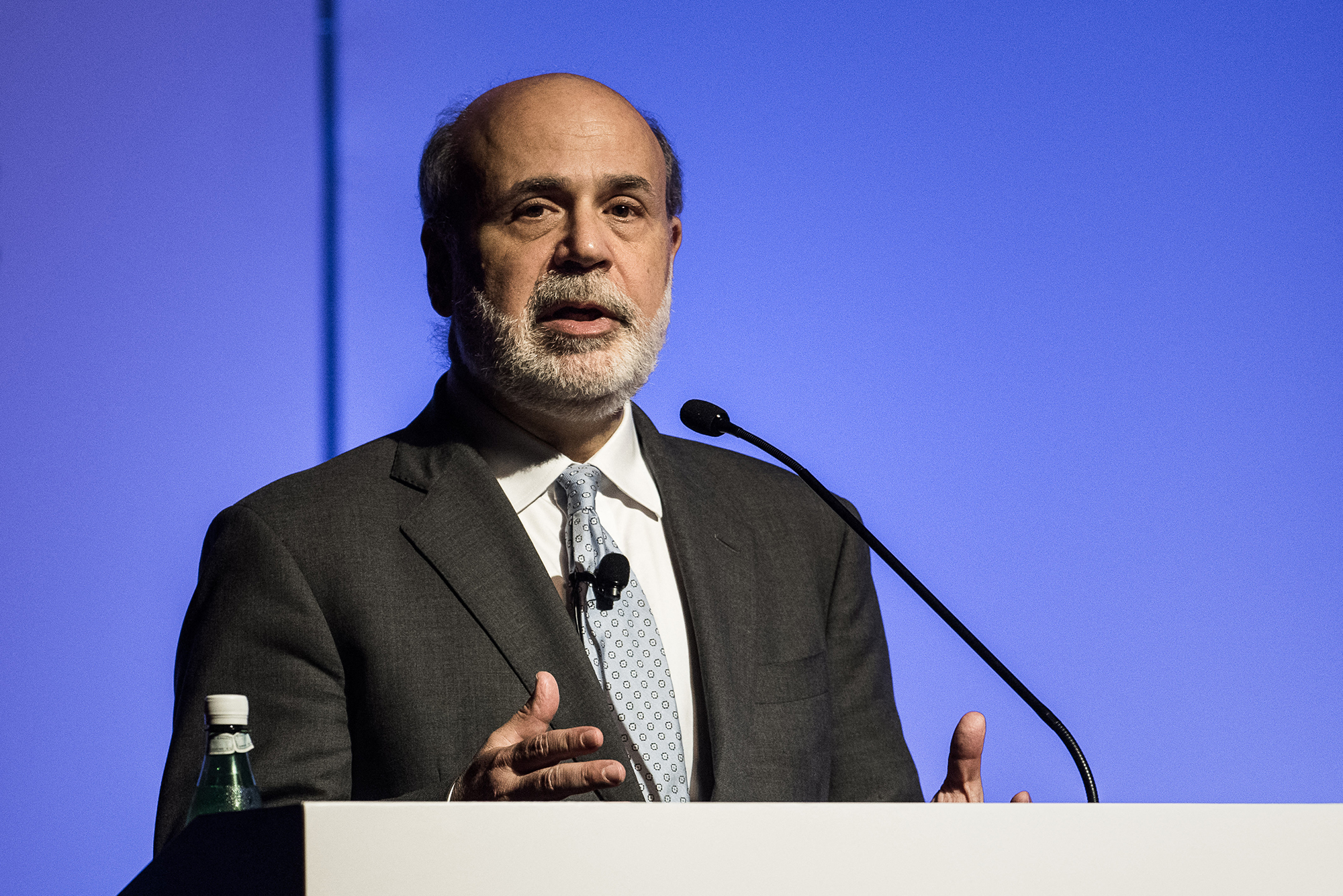 Ben Bernanke ist einer der drei Preisträger (Archivbild: Philippe Lopez/AFP)