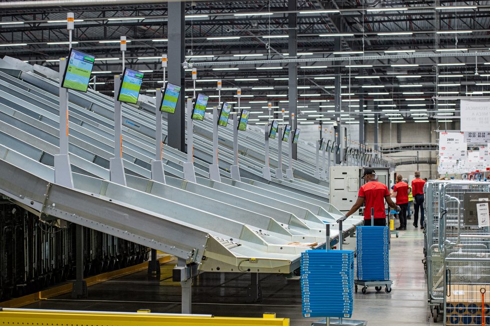 Bpost-Sortierzentrum in Antwerpen