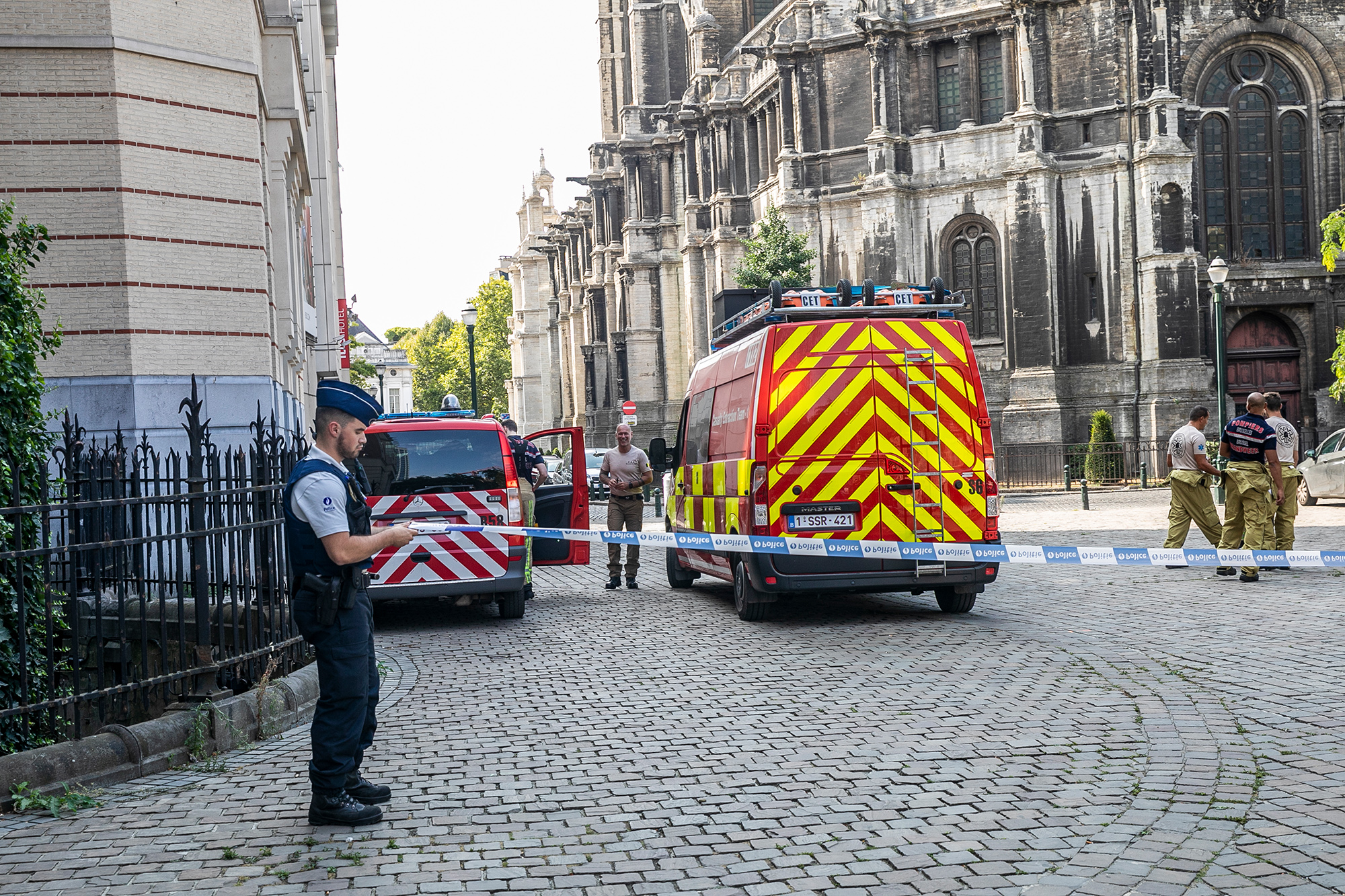 Brand im Ibis-Hotel in der Brüsseler Innenstadt (Bild: Hatim Kaghat/Belga)