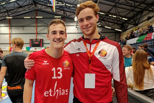 Nick Braun und Raphael Kötters (Bild: Christophe Ramjoie/BRF)