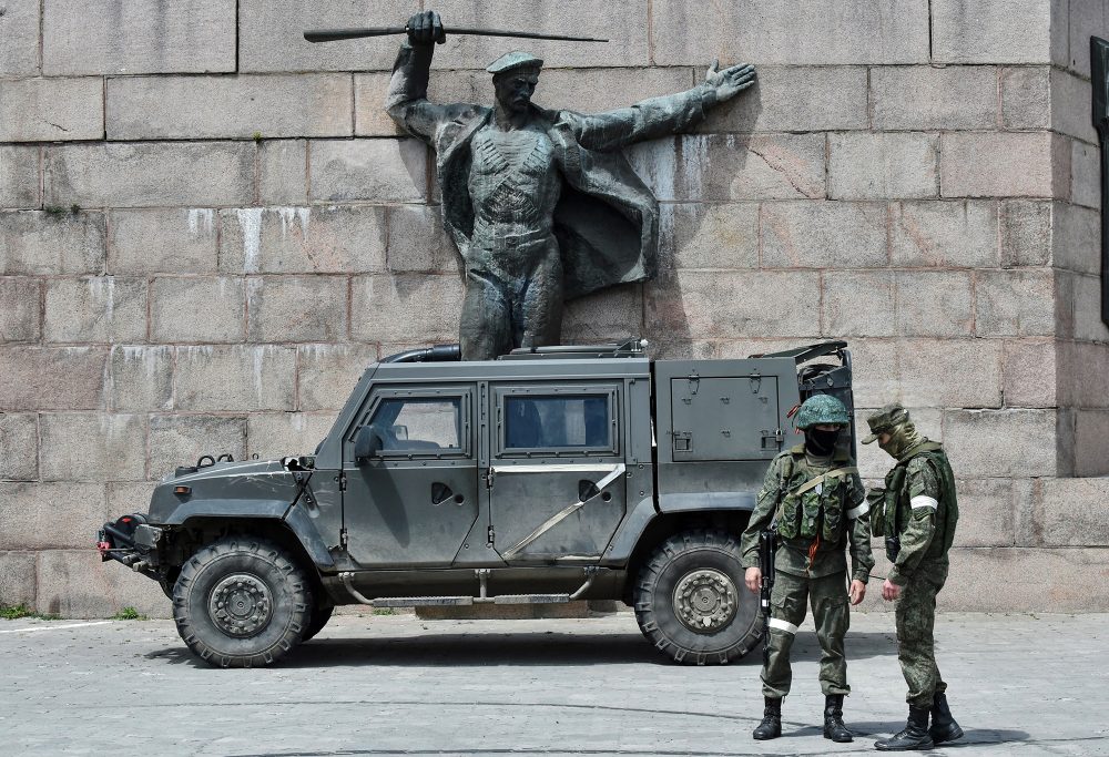 Russische Soldaten in Cherson