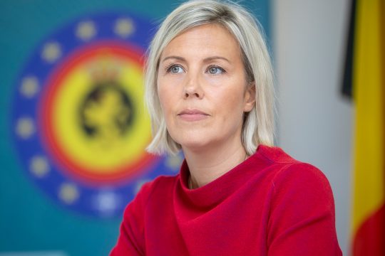 Verteidigungsministerin Ludivine Dedonder (Archivbild: Hatim Kaghat/Belga)