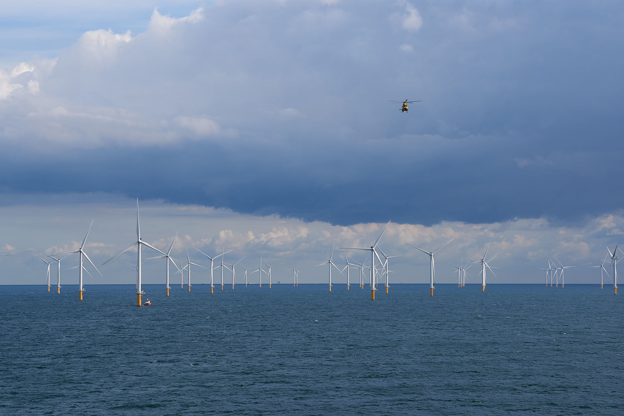 Offshore-Windpark von Elia vor der belgischen Küste (Bild: Eric Herchaft/Belga)
