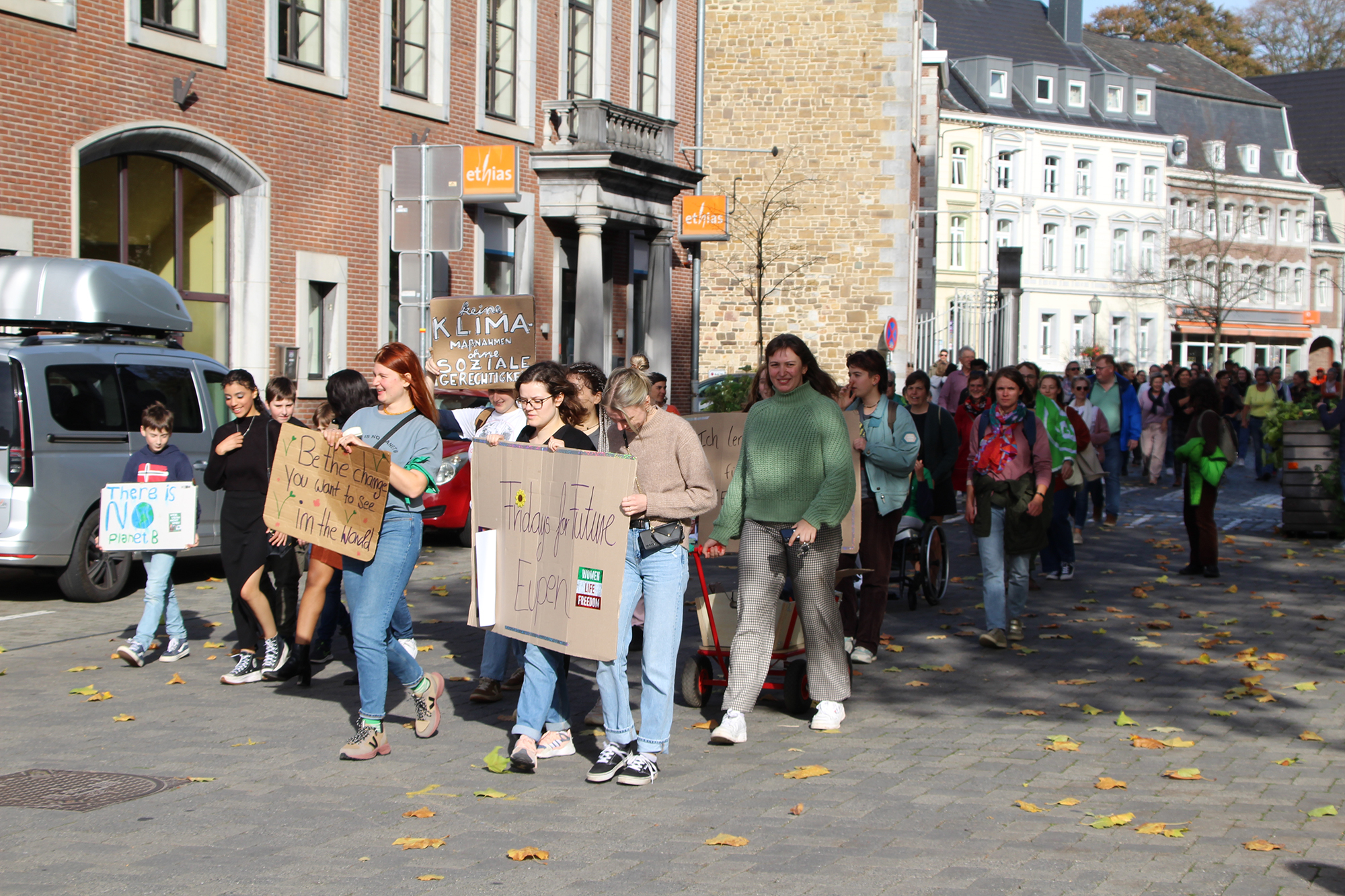 Fridays for Future: Zum ersten Mal Demo in Eupen (Bild: Michaela Brück/BRF)