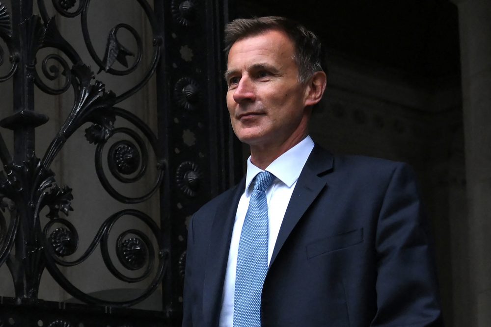 Der britische Finanzminister Jeremy Hunt (Bild: Daniel Leal/AFP)