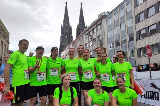 Jede Menge Ostbelgier waren am Sonntag in Köln am Start (Bild: Andreas Jodocy)