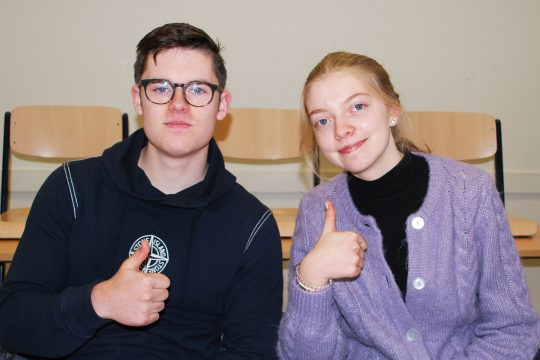 Flämische Deutschschüler: Milan und Fauve (Bild: Kay Wagner/BRF)