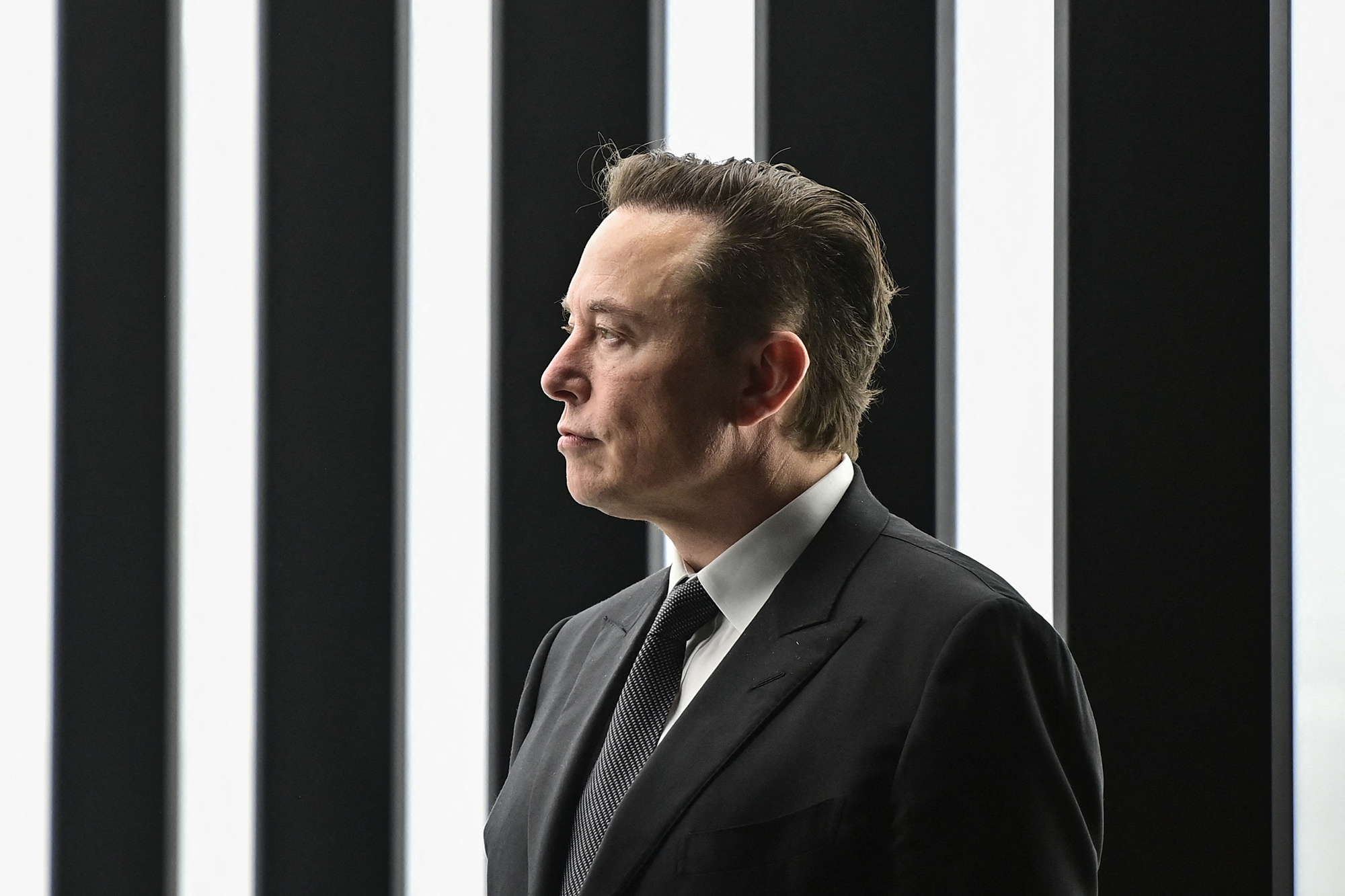 Elon Musk im März 2022 (Bild: Patrick Pleul/AFP)