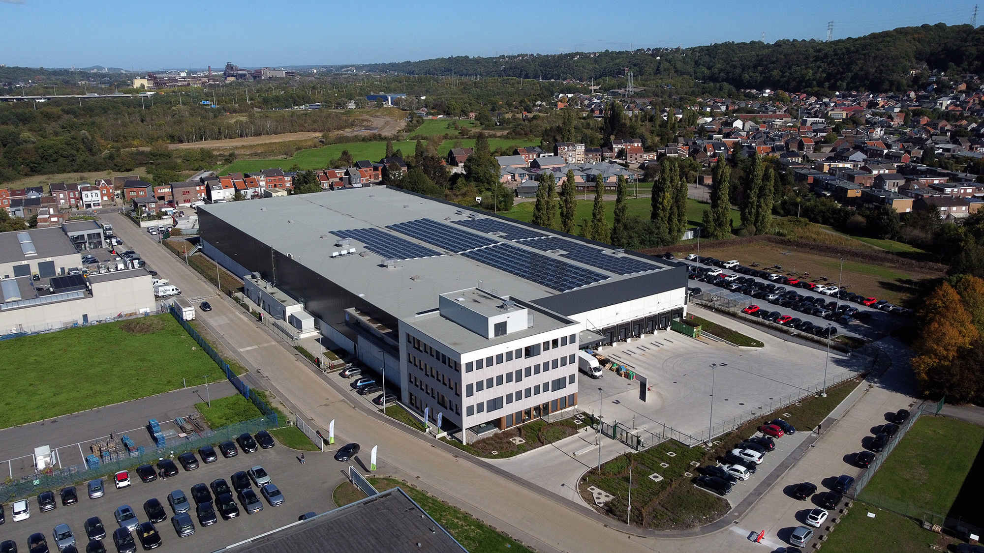Das Pharma-Vertriebszentrum von Colruyt Group und Newpharma in Wandre bei Lüttich (Bild: Eric Lalmand/Belga)