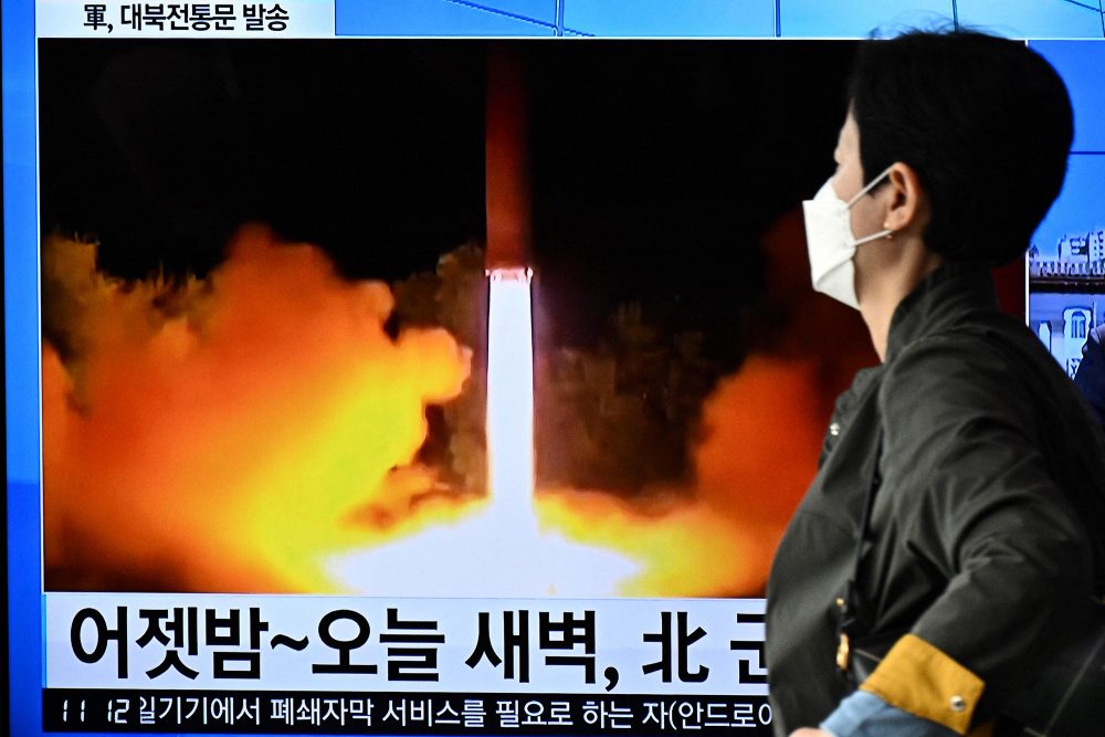 Nordkorea feuert erneut Artilleriegeschosse ab (Bild: Anthony Wallace/AFP)