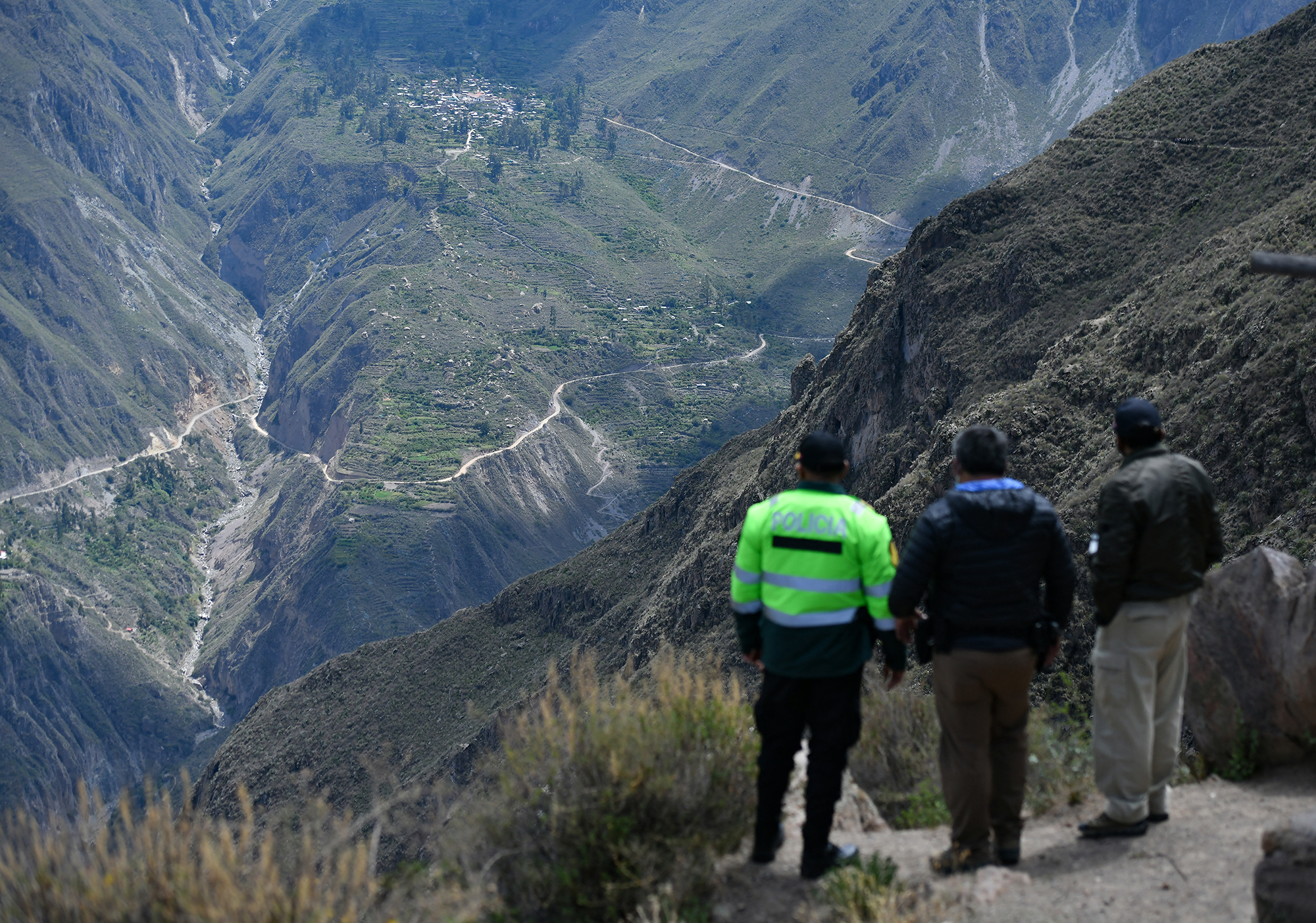 Der Colca-Canyon in Peru (Bild: Diego Ramos/AFP)