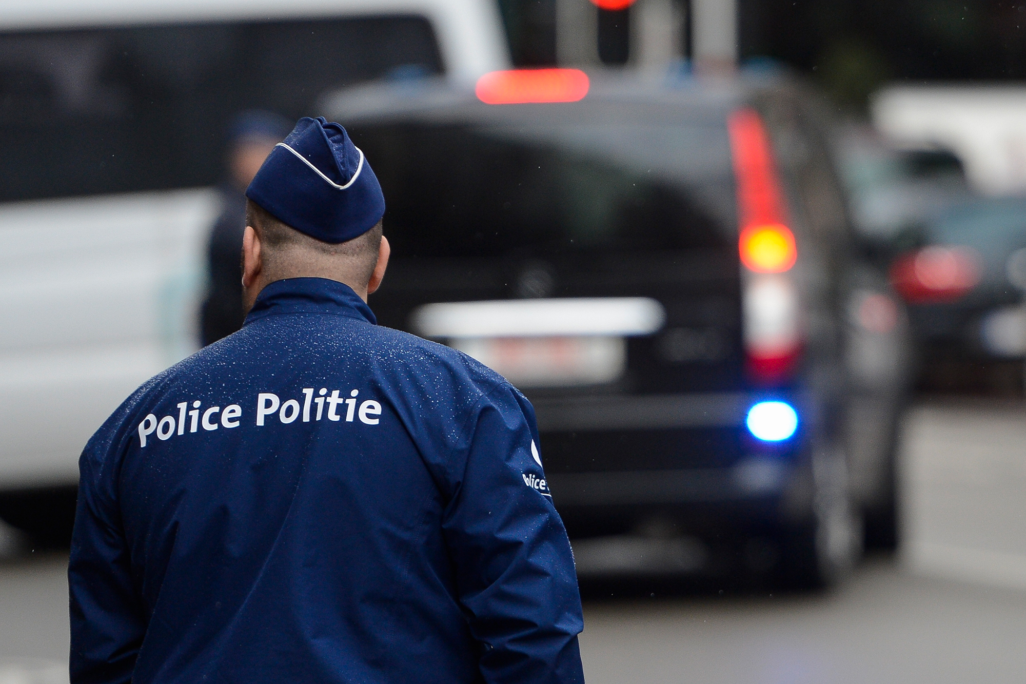 Polizist in Brüssel