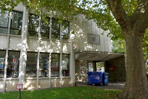 Postgebäude in der Eupener Schulstraße (Bild: Dogan Malicki/BRF)