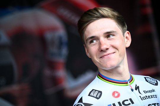 Empfang für Rad-Weltmeister Remco Evenepoel (Archivbild: Jasper Jacobs/Belga)