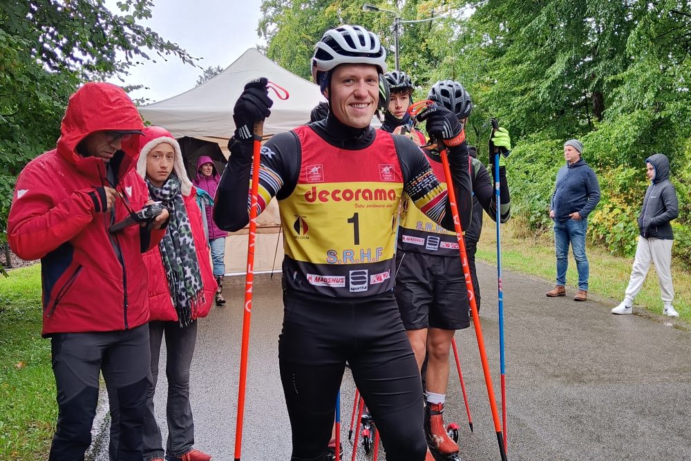 Rollerski-Meisterschaft in Elsenborn und Nidrum - Thierry Langer (