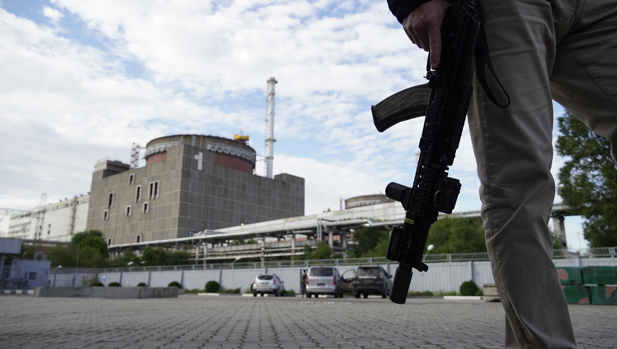 Das Kernkraftwerk Saporischschja in der Ukraine