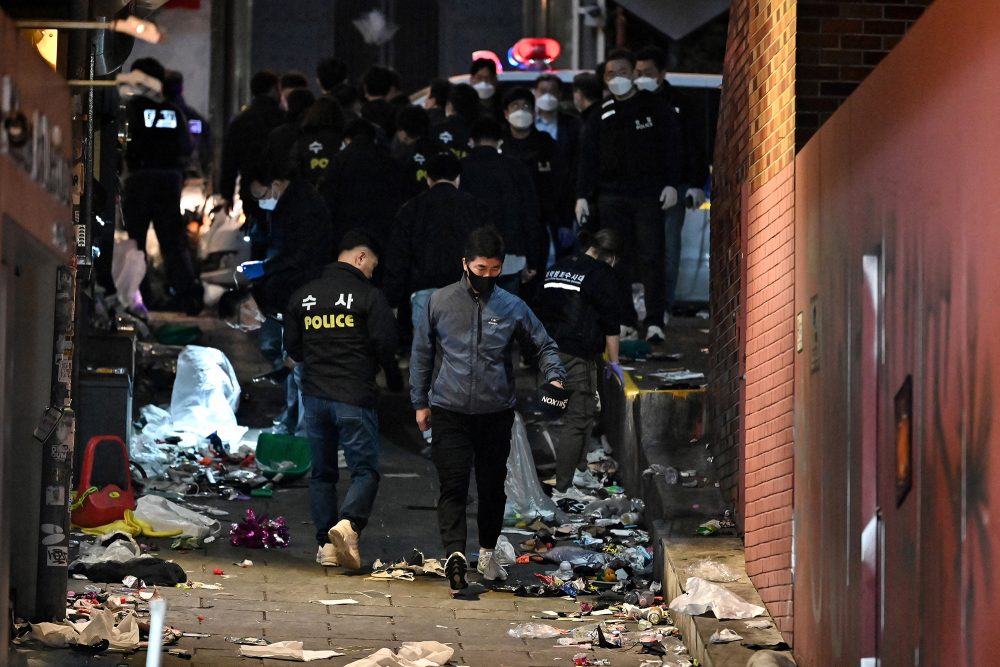 Viele Tote im Gedränge bei Halloween-Feiern in Seoul in Südkorea