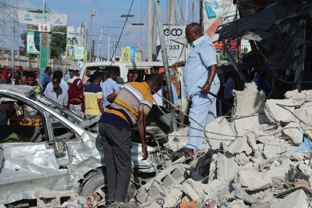 Terrorangriff in Somalia (Bild: Hassan Ali Elmi/AFP)