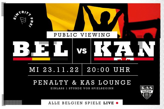 Public Viewing der AS Eupen (Bild: AS Eupen)