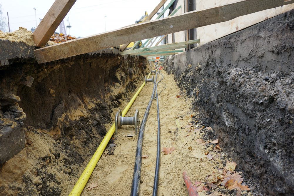 Leitungsverlegungsarbeiten (Bild: Dogan Malicki/BRF)