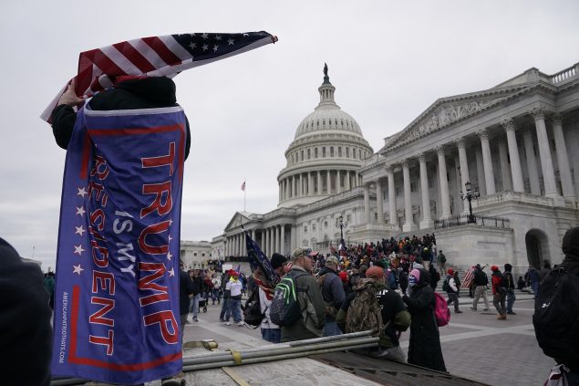 Sturm auf das Capitol am 6. Januar 2021 (Bild: Alex Edelman/AFP)