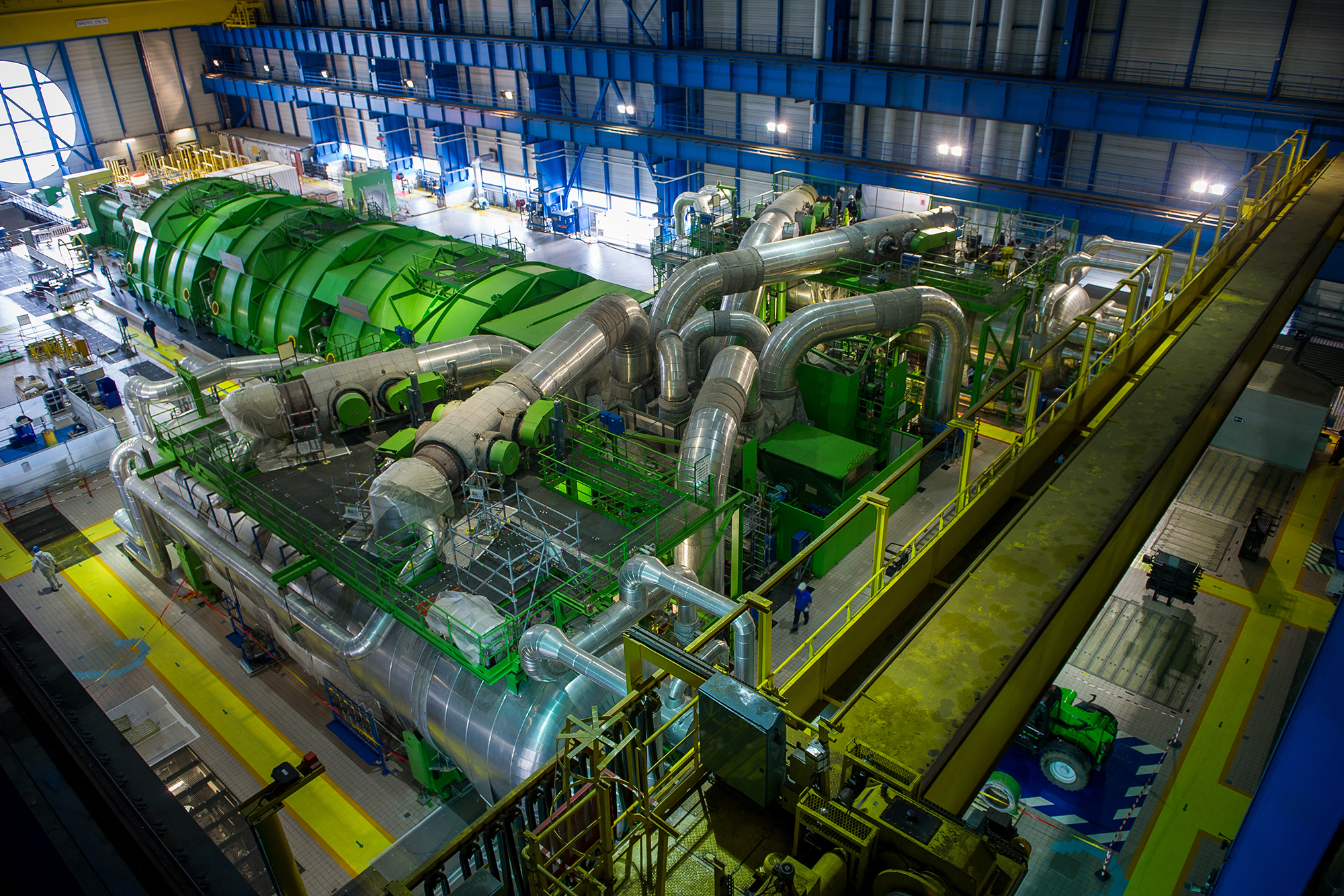Doppelturbine in einem der Reaktorenblöcke des Kernkraftwerks von Civaux (Bild: Guillaume Souvant/AFP)