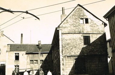 Die Paveestraße in Eupen 1943 - Eingang Libottehoff