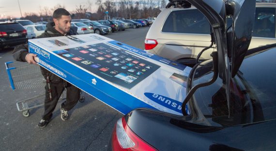 Fernseher (Bild: Paul J. Richards/AFP)