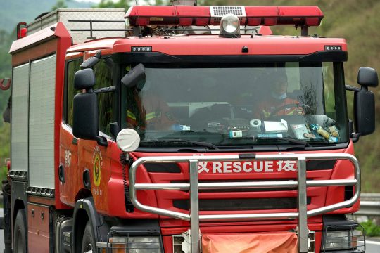 Feuerwehrwagen in China (Illustrationsbild: Noel Celis/AFP)