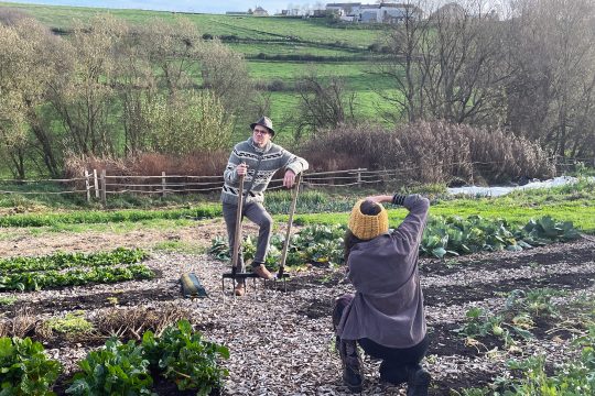 Foto-Shooting in Lascheid (Bild: Raffaela Schaus/BRF)