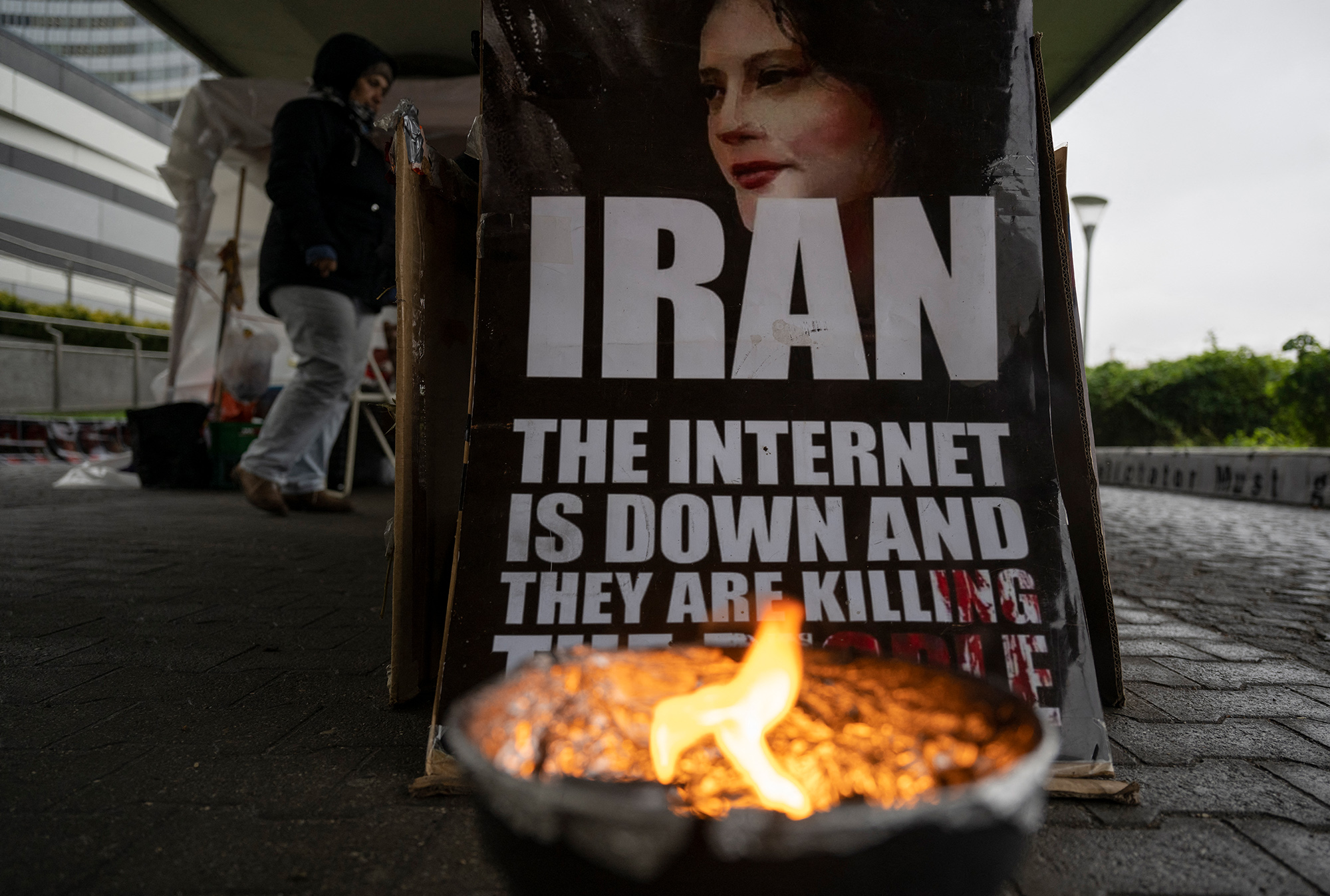 Proteste im Iran (Bild: Joe Klamar/AFP)