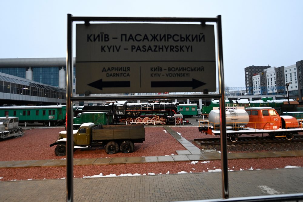 Der Bahnhof in Kiew (Bild: Philip Reynaers/Belga)