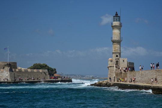 Der alte Hafen von Chania auf der griechischen Insel Kreta (Bild: Louisa Gouliamaki/AFP)