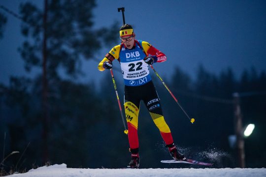 Lotte Lie beim Einzel-Rennen in Kontiolahti (Bild: Kevin Voigt)