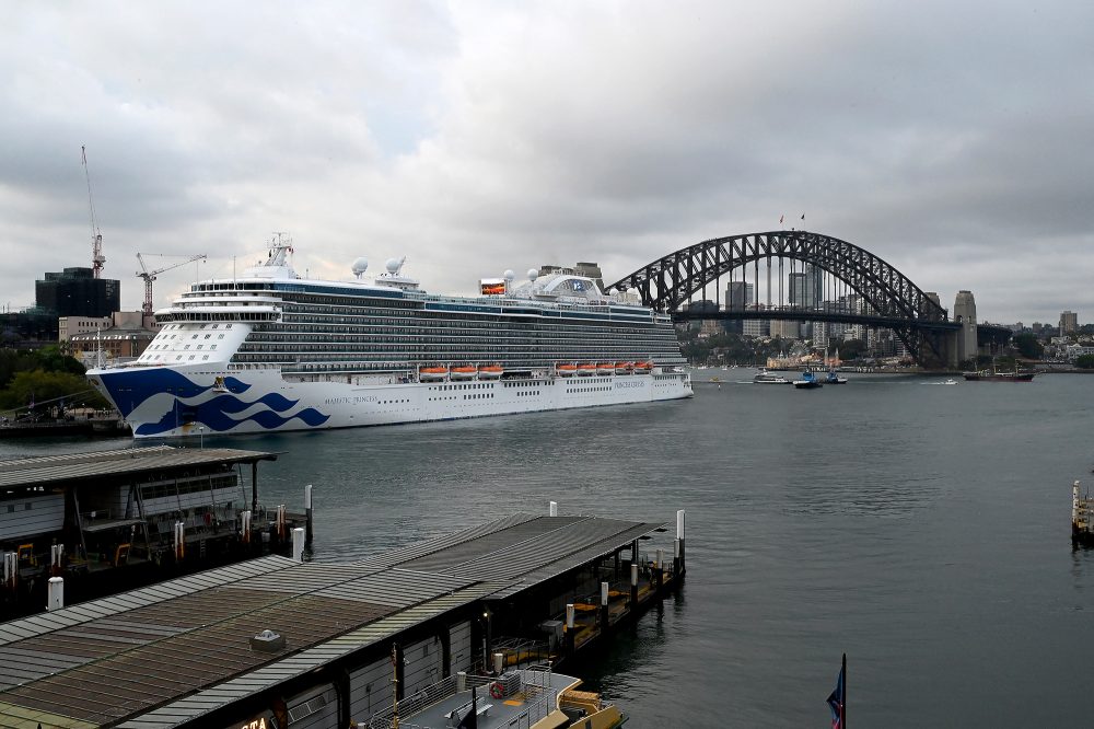 Die "Majestic Princess" im Hafen von Sydney (Bild: Muhammad Farooq/AFP)