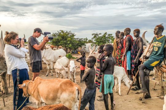 Melanie Simons unterwegs in Afrika (Bild: Privat)