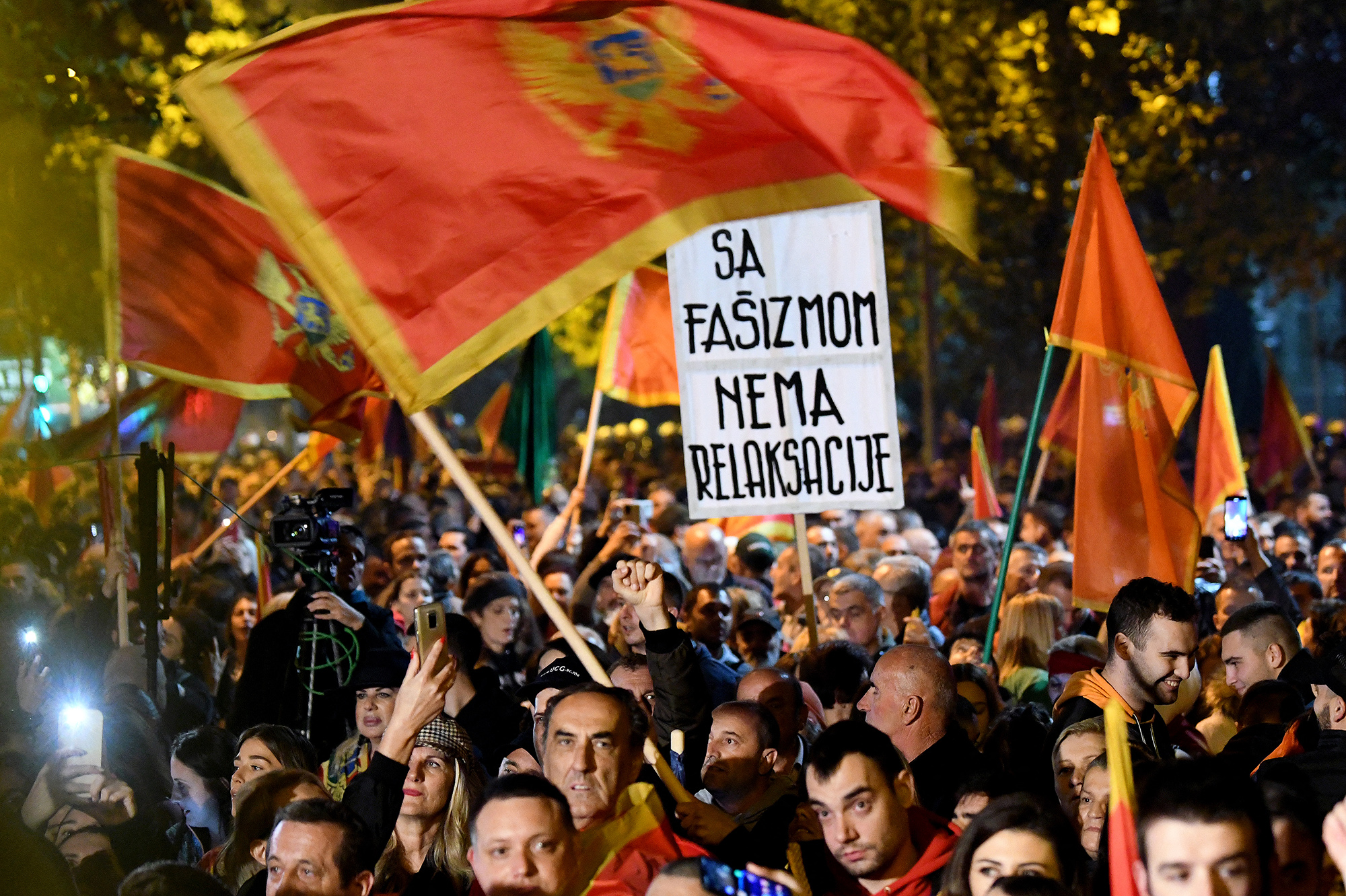 Proteste in Montenegro (Bild: Savo Prelevic/AFP)