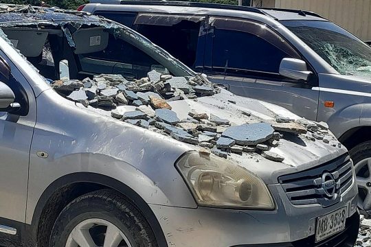 Schäden in der Hauptstadt der Salomonen, Honiara, nach dem Erdbeben (Bild: Lorraine Paro/AFP)