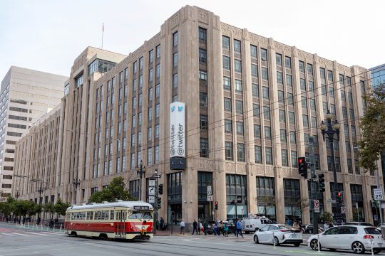 Die Unternehmenszentrale von Twitter in San Francisco (Bild: Constanza Hevia/AFP)